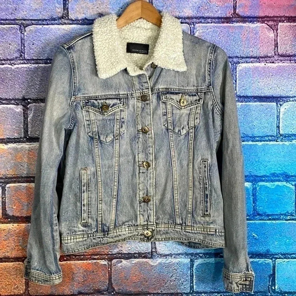 Articles Of Society Jackets & Blazers - Articles of Society Los Angeles Women’s Sherpa Denim Jacket